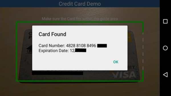 LEADTOOLS Credit Card App screenshot 2