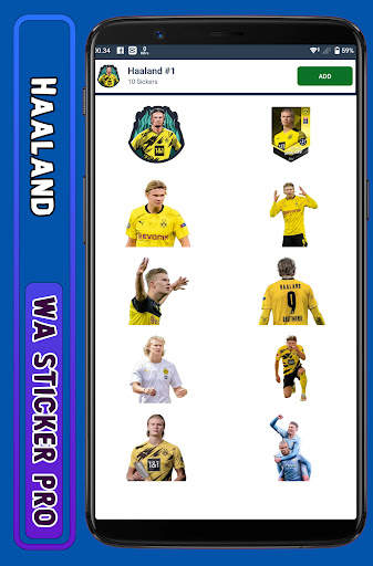 Haaland - WA Sticker Pro screenshot 5