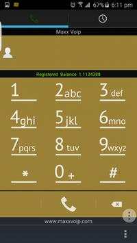Maxxvoip Dialer No-2 screenshot 1