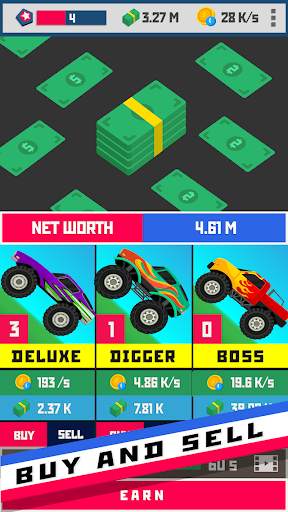 Monster Truck Tycoon - Money Clicker Game screenshot 2