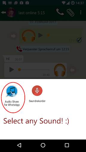 Audio Share for WhatsApp screenshot 2