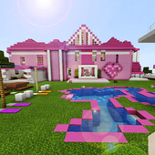 Pink Princess House for MCPE icon