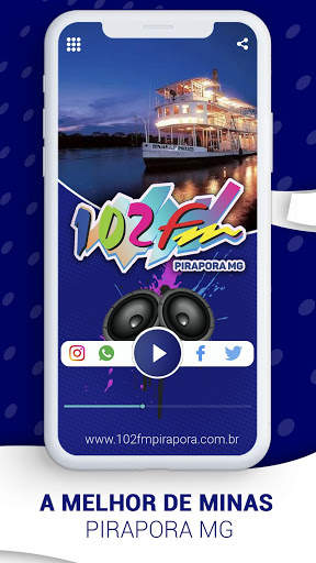 Rádio 102 FM Pirapora - MG screenshot 1