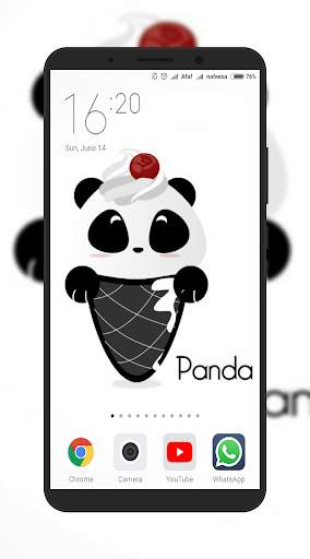 Panda Cute Wallpaper 3 تصوير الشاشة