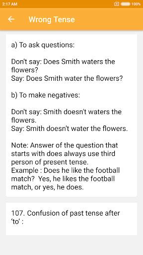 Common Mistakes in English скриншот 3
