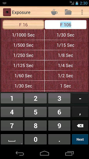 Pinhole Camera Calculator screenshot 5
