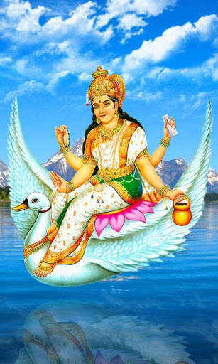 Goddess Saraswati Live Wallpaper screenshot 1