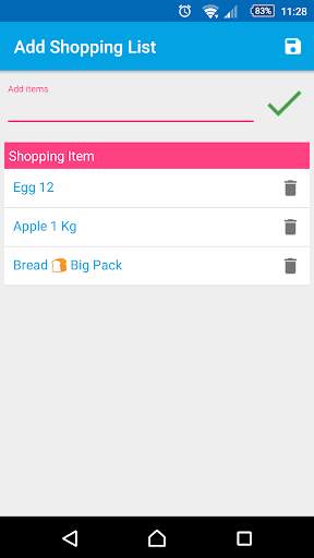 My Shopping List screenshot 2