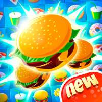 Crush The Burger ! Deluxe Match 3 Game icon