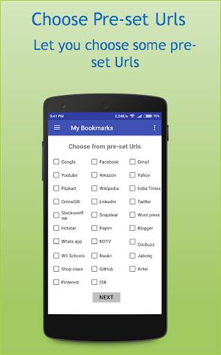 My Bookmarks screenshot 2