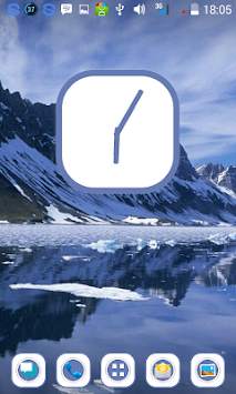 Blue Ice Theme Nova Launcher screenshot 1