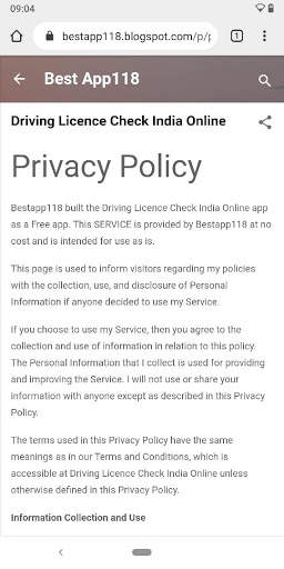 Driving Licence Check India Information screenshot 7