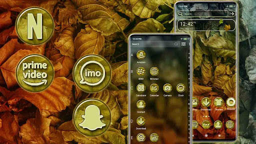Dry Leaves Theme Launcher screenshot 1