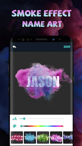 Smoke Effect Name Art - 3D Smoke Effect screenshot 2