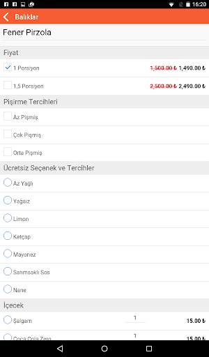 Restorandan İste Mobil Uyg. screenshot 14