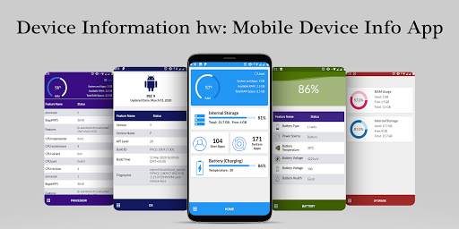 Device Information hw: Mobile Device Info App screenshot 1
