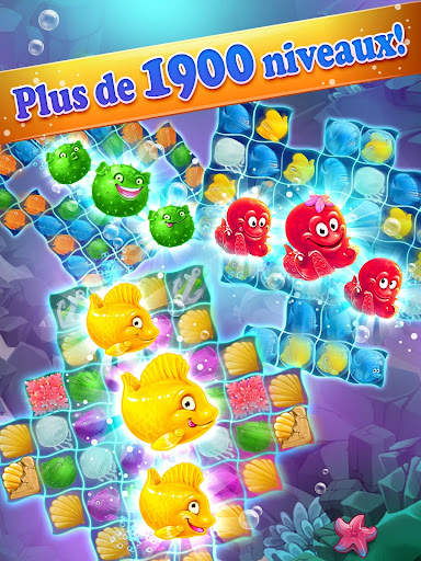 Mermaid -puzzle match-3 trésor screenshot 16