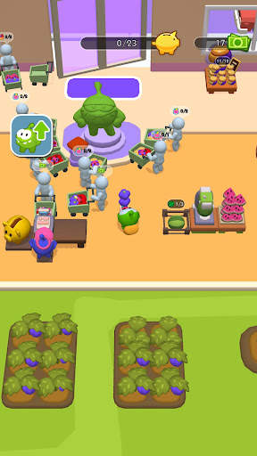 Om Nom Mini Garden स्क्रीनशॉट 3