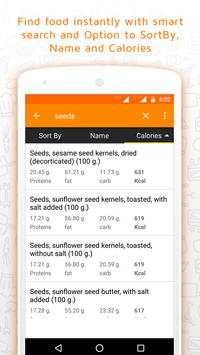 Calories in food screenshot 4
