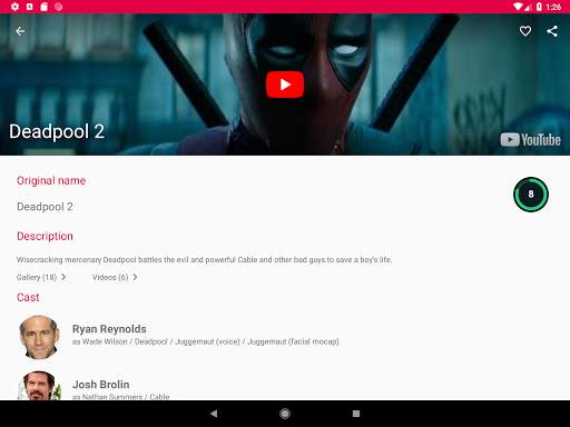 Mobile Movie Database screenshot 7