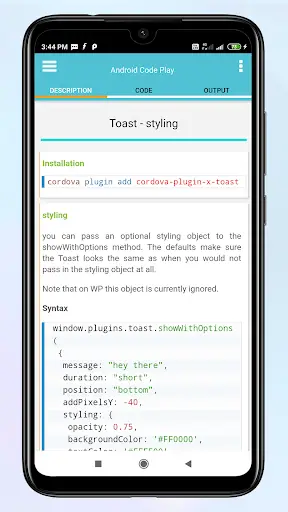 Learn hybrid Android app 6 تصوير الشاشة