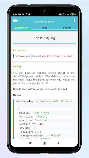 Learn hybrid Android app 6 تصوير الشاشة