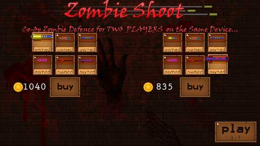 2-player co-op Zombie Shoot Premium screenshot 1