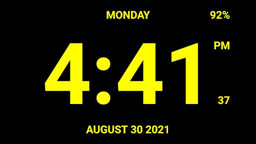 Digital Clock Live Wallpaper-7 screenshot 10