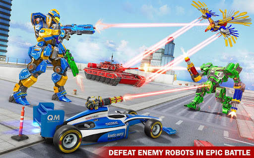 Tank Robot Game 2020 – Police Eagle Robot Car Game screenshot 15