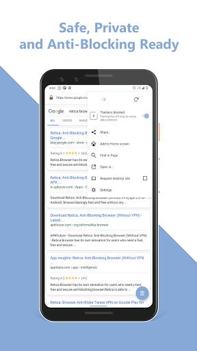 Anti-Blokir - Retica Browser screenshot 2