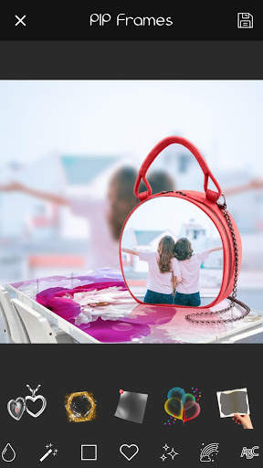 PIP Frames Photo Editor: Blur Camera Collage Maker screenshot 1