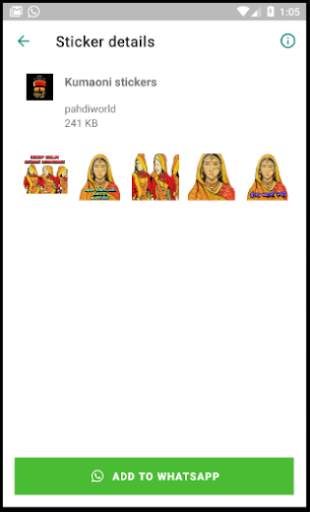 Pahadi Sticker for WhatsApp screenshot 2