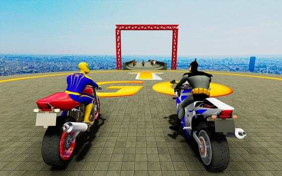 Super Hero Tricky Bike Race: Mega Ramp screenshot 4