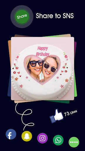 Birthday Cake Photo Frame screenshot 8