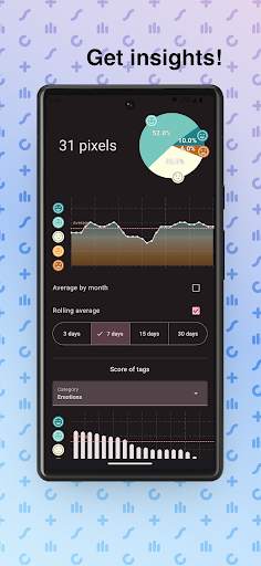 Pixels Journaling: Mood Track screenshot 3