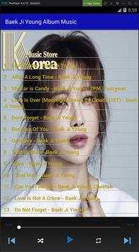 Baek Ji Young Album Music screenshot 2