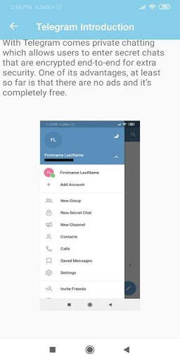 Telegram Guide screenshot 3