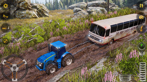 Offroad Driving Mud Bus Game screenshot 4