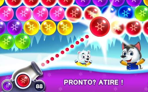 Jogo da Frozen: Bubble Shooter screenshot 2