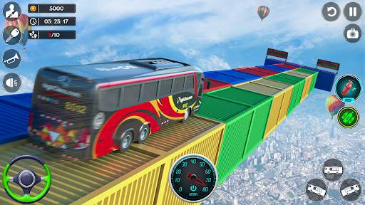 Impossible Bus Stunt Game 2023 screenshot 4