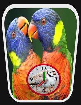 Bird clock live wallpaper screenshot 1