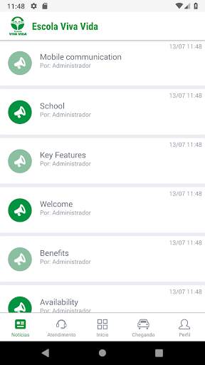 Escola Viva Vida App screenshot 3