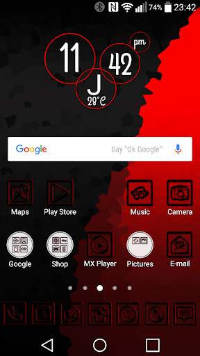 Patti Bills DarkRed Icon Pack screenshot 15