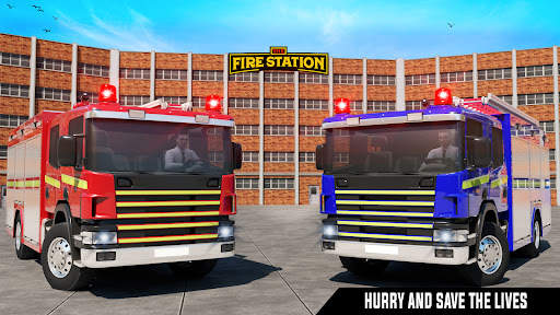 Fire Engine Game:Truck Driving screenshot 4