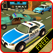 Police Car Chase Sim 911 FREE icon