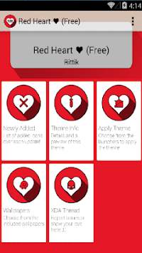 Red Hearts Icon Pack (Free) screenshot 5