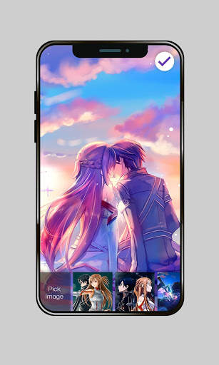 Best Anime Love Valentine HD Lock Screen screenshot 1