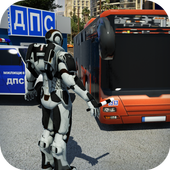 Superhero Traffic Cop 3D icon