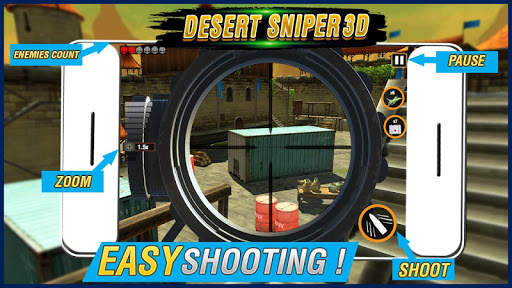 Army Desert Sniper: kostenlose Feuer-FPS-Spiele screenshot 5