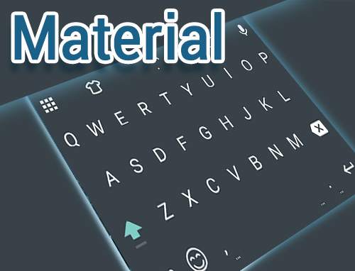 Material Dark Emoji Keyboard स्क्रीनशॉट 5